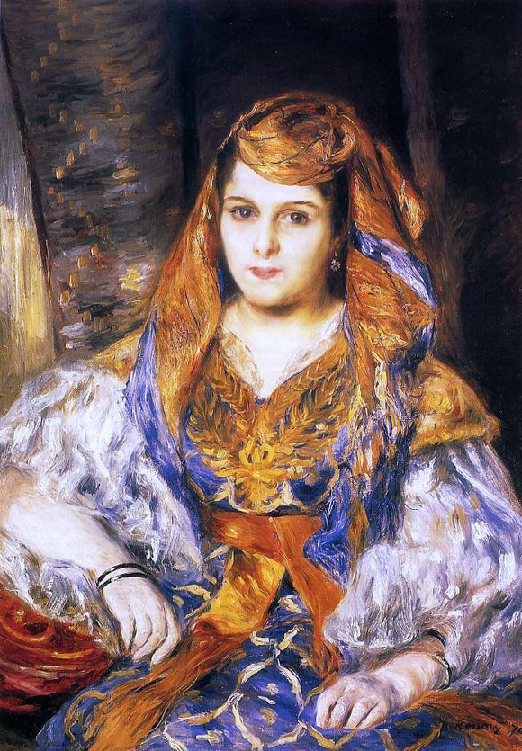  Pierre Auguste Renoir Madame Stora in Algerian Dress - Canvas Art Print