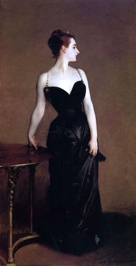  John Singer Sargent Madame X (also known as Madame Pierre Gautreau) - Canvas Art Print