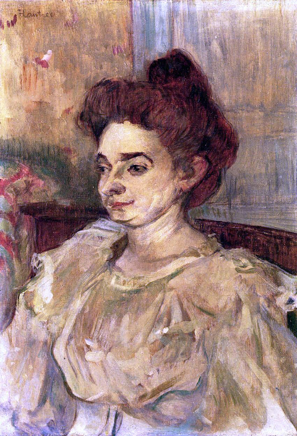  Henri De Toulouse-Lautrec Mademoiselle Beatrice Tapie de Celeyran - Canvas Art Print