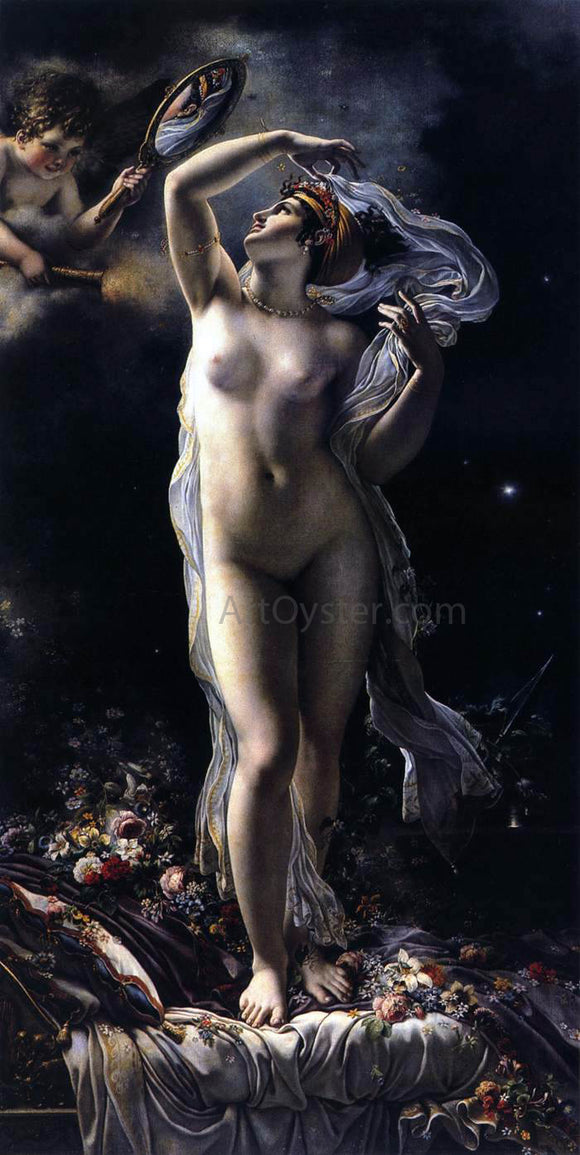  Anne-Louis Girodet De Roucy-Triosson Mademoiselle Lange as Venus - Canvas Art Print