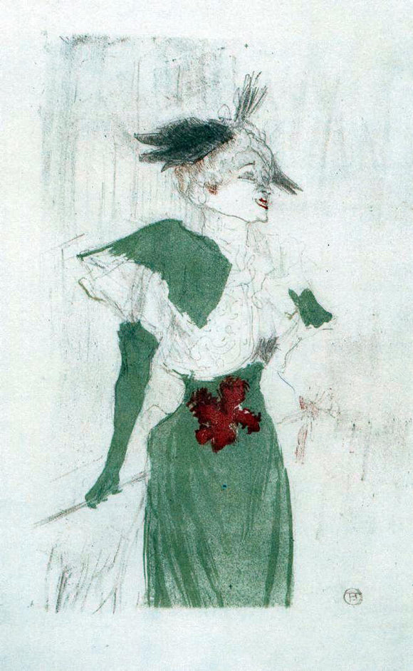  Henri De Toulouse-Lautrec Mademoiselle Marcelle Lender, Standing - Canvas Art Print