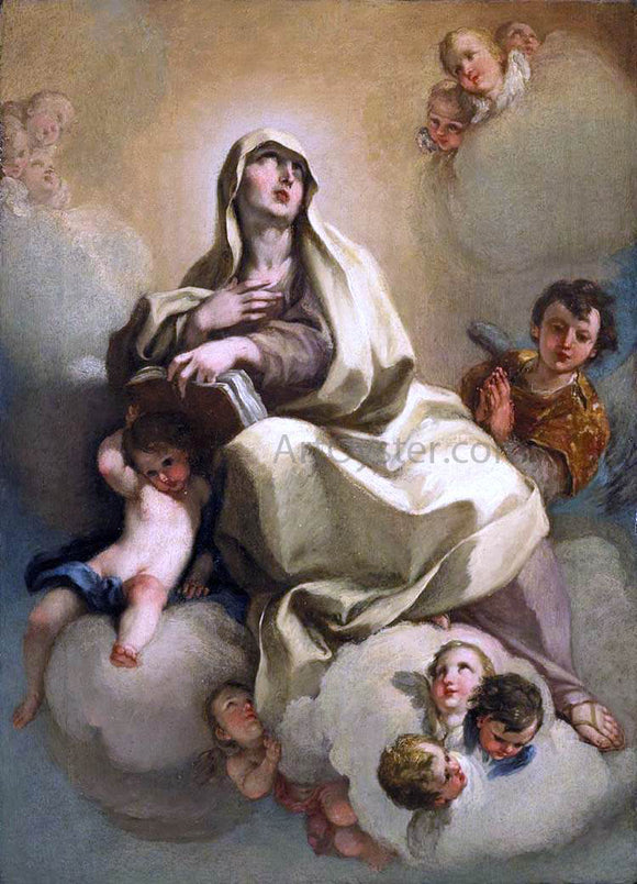  Giambettino Cignaroli Madonna - Canvas Art Print