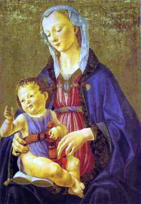  Domenico Ghirlandaio Madonna and Child - Canvas Art Print
