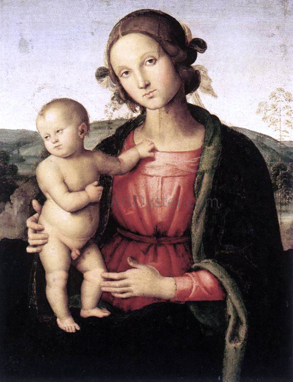  Pietro Perugino Madonna and Child - Canvas Art Print