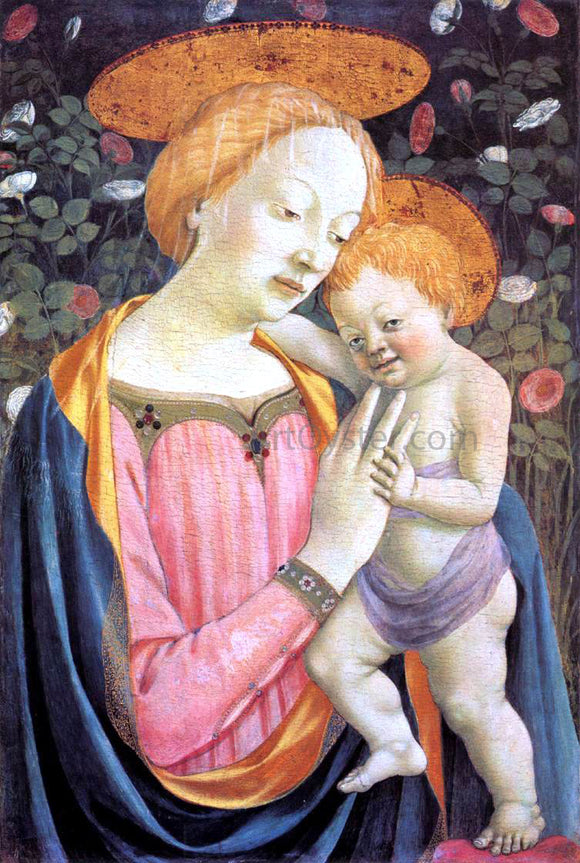  Domenico Veneziano Madonna and Child - Canvas Art Print