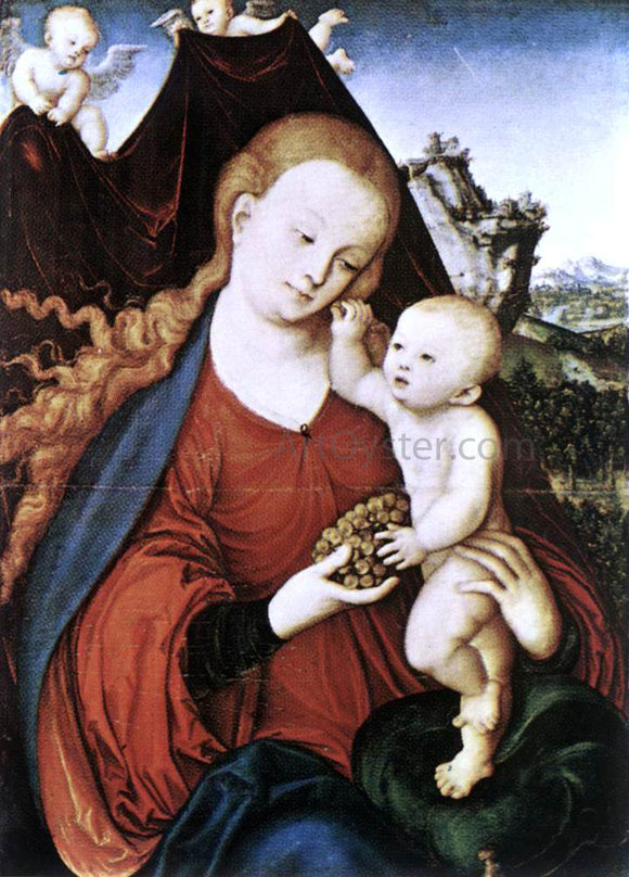  The Elder Lucas Cranach Madonna and Child - Canvas Art Print
