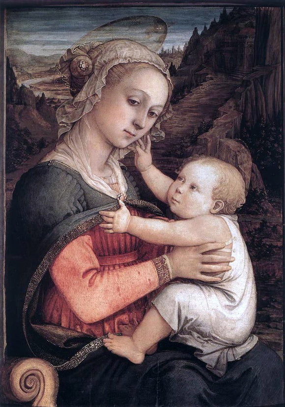  Fra Filippo Lippi Madonna and Child - Canvas Art Print