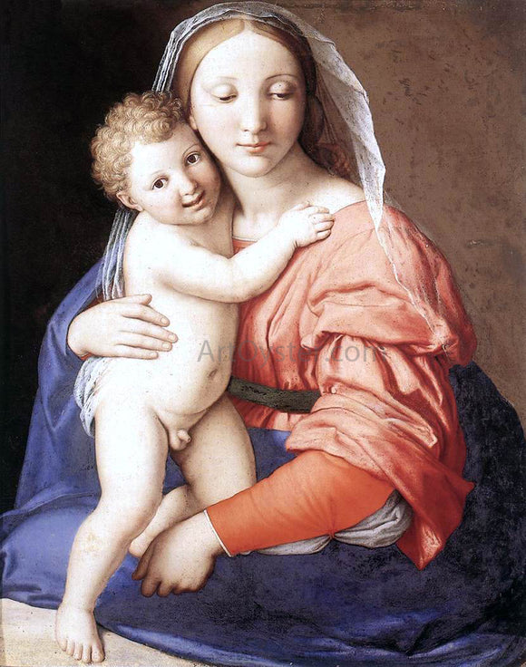  Sassoferrato Madonna and Child - Canvas Art Print