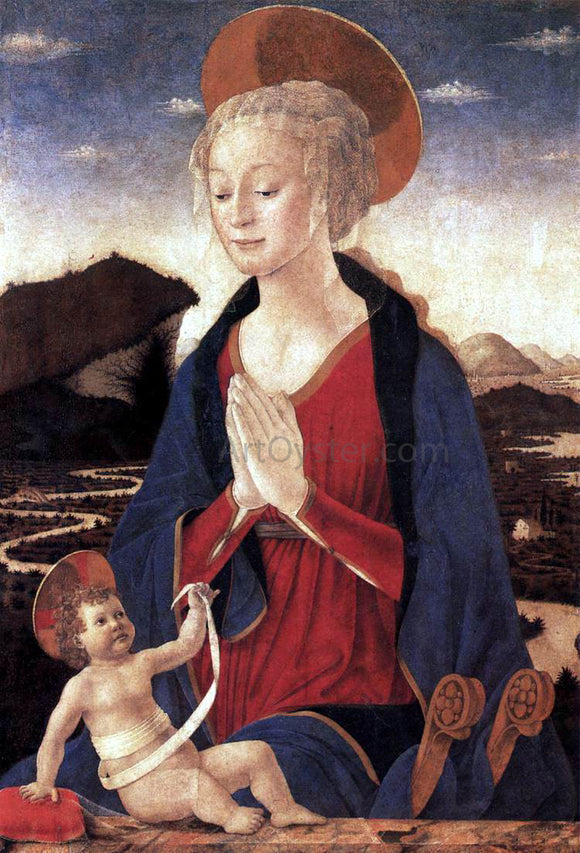  Alessio Baldovinetti Madonna and Child - Canvas Art Print