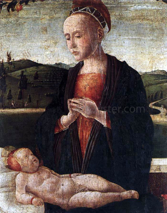  Francesco Benaglio Madonna and Child - Canvas Art Print