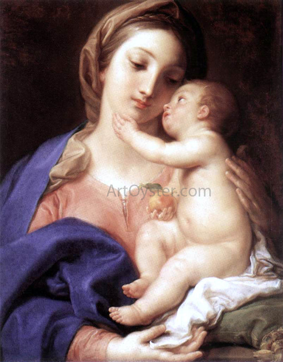  Pompeo Girolamo Batoni Madonna and Child - Canvas Art Print