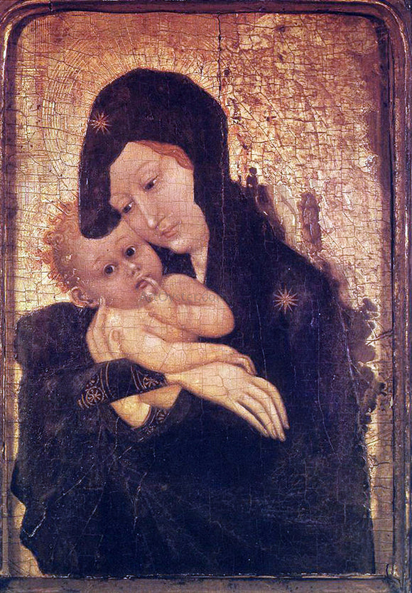  Jean Malouel Madonna and Child - Canvas Art Print