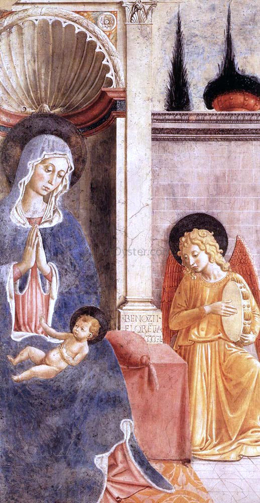  Benozzo Di Lese di Sandro Gozzoli Madonna and Child - Canvas Art Print