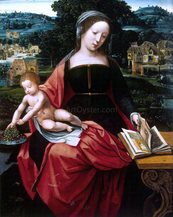  Master Female Half-Length Madonna and Child - Canvas Art Print