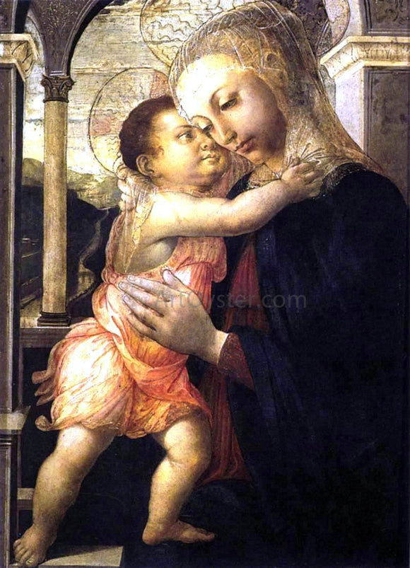  Sandro Botticelli Madonna and Child (Madonna della Loggia) - Canvas Art Print