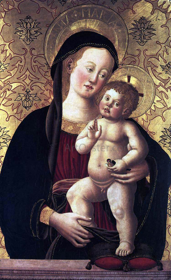  Unknown (4) Masters Madonna and Child with a Goldfinch - Canvas Art Print