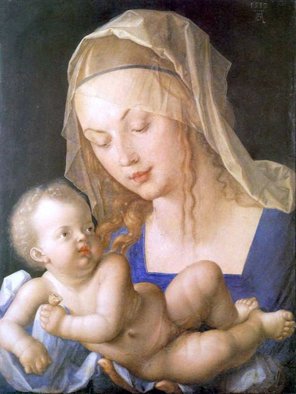  Albrecht Durer Madonna and Child with a Pear - Canvas Art Print