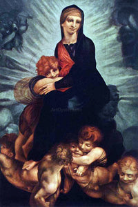  Rosso Fiorentino Madonna and Child with Putti - Canvas Art Print