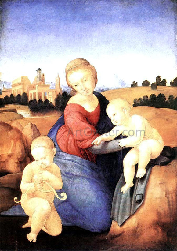  Raphael Madonna and Child with the Infant St John - Canvas Art Print