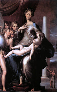  Parmigianino Madonna dal Collo Lungo (Madonna with Long Neck) - Canvas Art Print