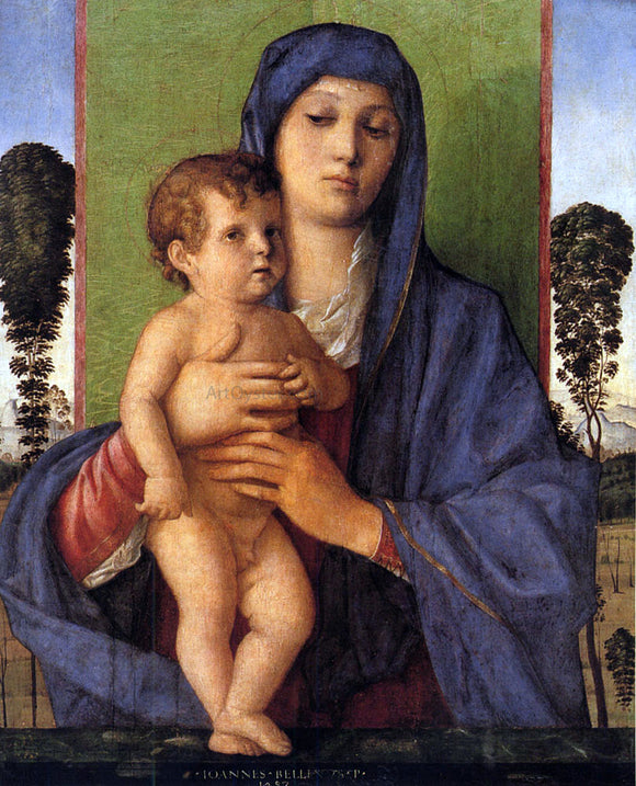  Giovanni Bellini Madonna degli Alberetti - Canvas Art Print