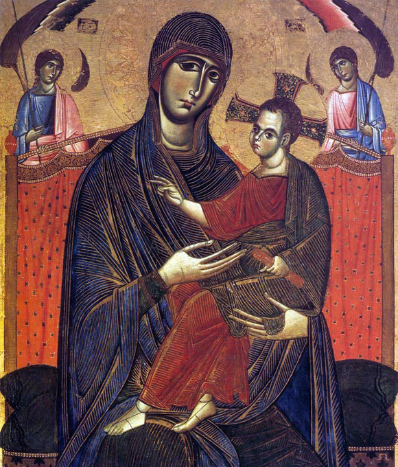  Unknown (4) Masters Madonna del Popolo (detail) - Canvas Art Print