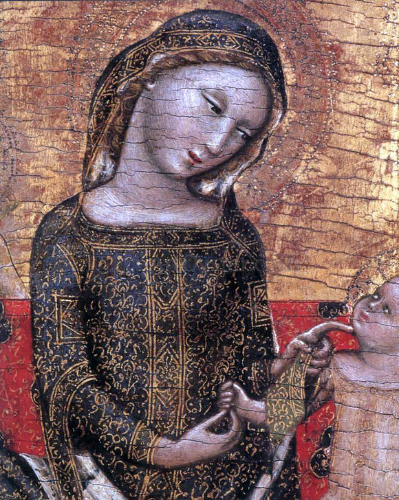  Vitale Da Bologna Madonna dell'Umilta (detail) - Canvas Art Print