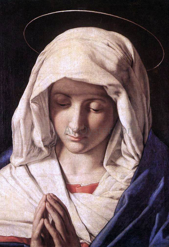  Sassoferrato Madonna in Prayer - Canvas Art Print