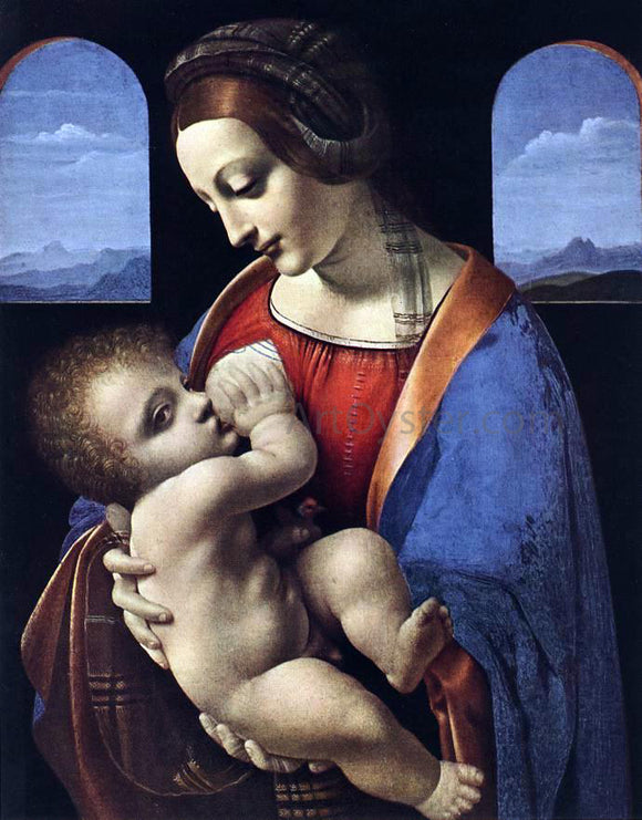  Leonardo Da Vinci Madonna Litta - Canvas Art Print