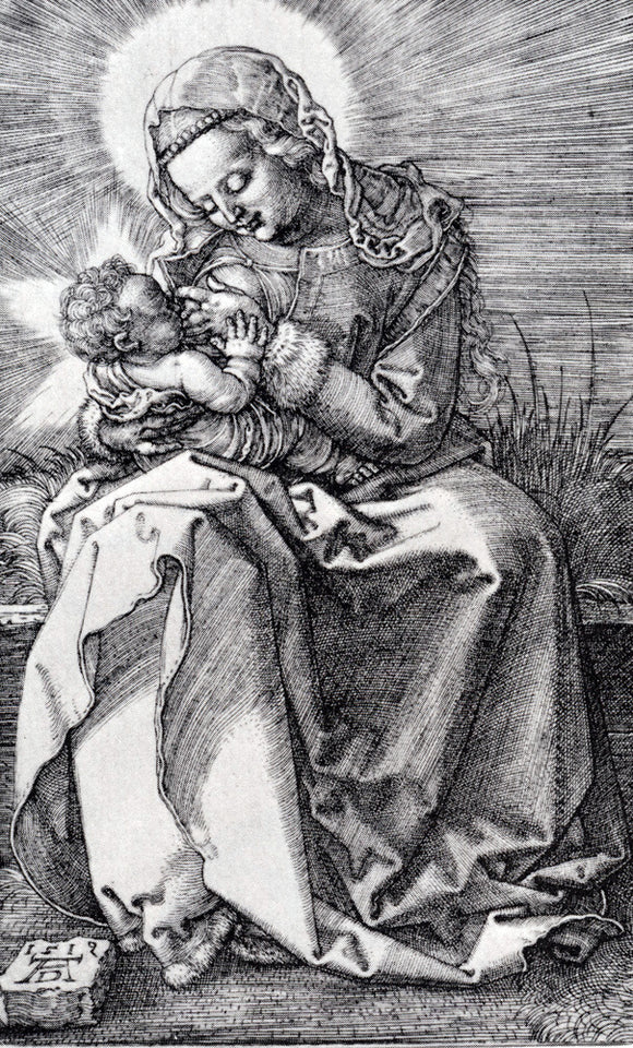  Albrecht Durer Madonna Nursing - Canvas Art Print