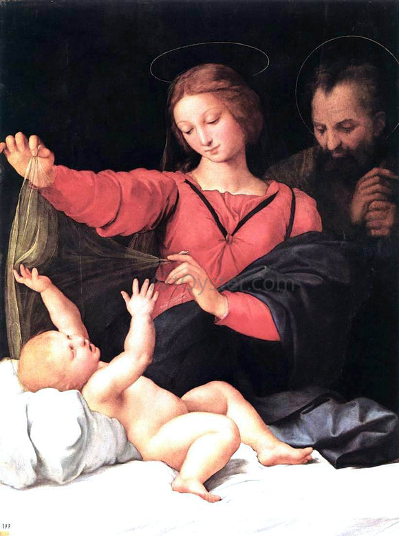  Raphael Madonna of Loreto (Madonna del Velo) - Canvas Art Print