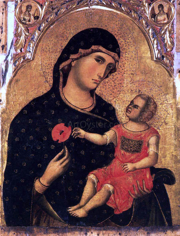  Paolo Veneziano Madonna of the Poppy - Canvas Art Print
