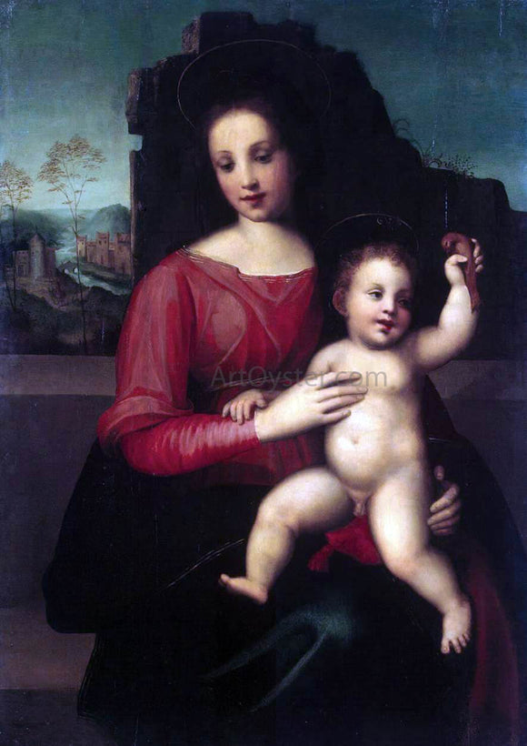  Franciabigio Madonna with Child - Canvas Art Print