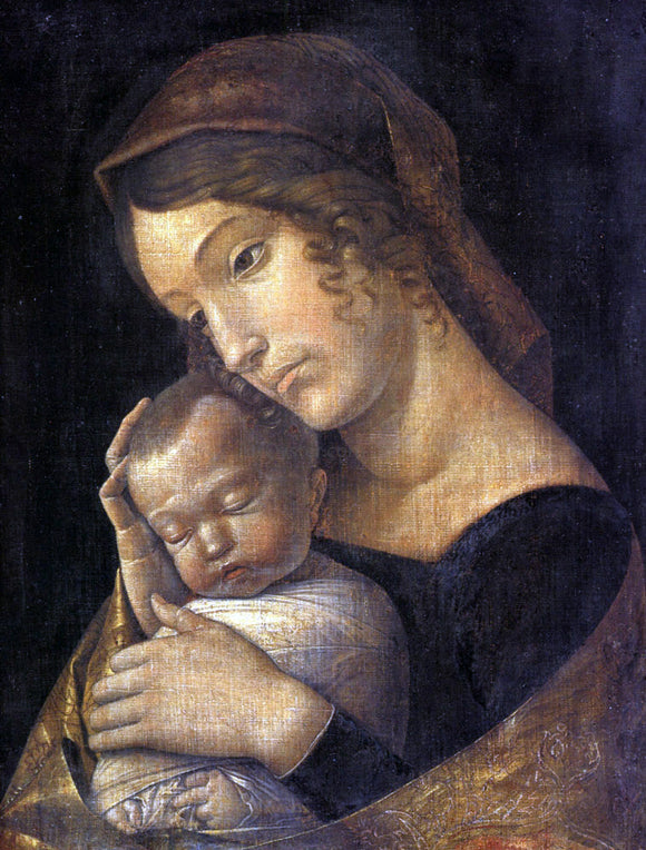  Andrea Mantegna Madonna with Sleeping Child - Canvas Art Print
