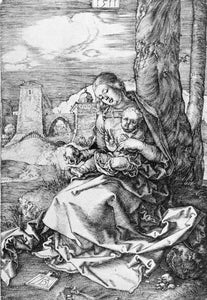  Albrecht Durer Madonna with the Pear - Canvas Art Print