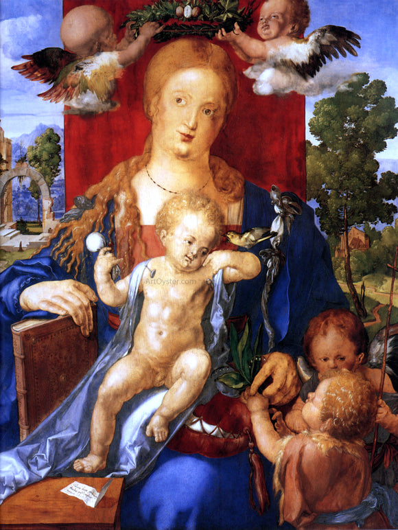  Albrecht Durer Madonna with the Siskin - Canvas Art Print