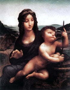  Leonardo Da Vinci Madonna with the Yarnwinder - Canvas Art Print