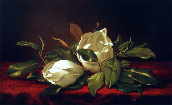  Martin Johnson Heade Magnoliae Grandeflorae - Canvas Art Print