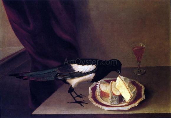  Rubens Peale Magpie Eating Cake - Canvas Art Print