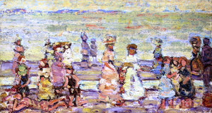  Maurice Prendergast Maine Beach - Canvas Art Print