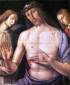  Giovanni Santi Man of Sorrows - Canvas Art Print