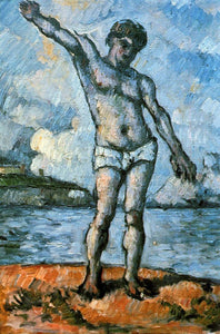  Paul Cezanne Man Standing, Arms Extended - Canvas Art Print