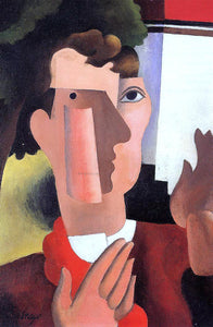  Roger De la Fresnaye Man with a Red Kerchief - Canvas Art Print