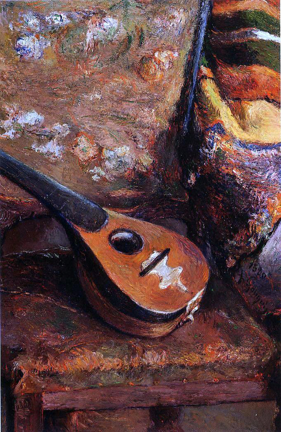  Paul Gauguin Mandolin on a Chair - Canvas Art Print