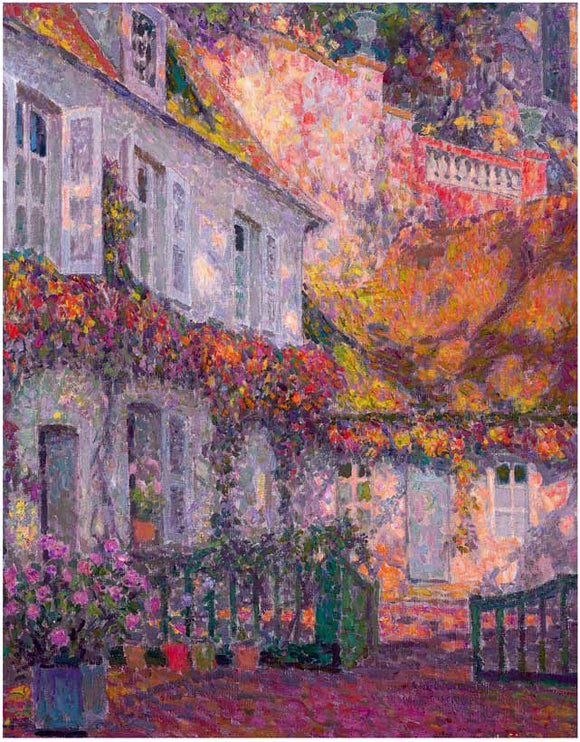  Henri Le Sidaner A Mansion in the Afternoon - Canvas Art Print