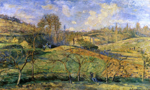  Camille Pissarro March Sun, Pontoise - Canvas Art Print