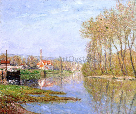 Maxime Maufra March Sunlight, Port-Marly - Canvas Art Print