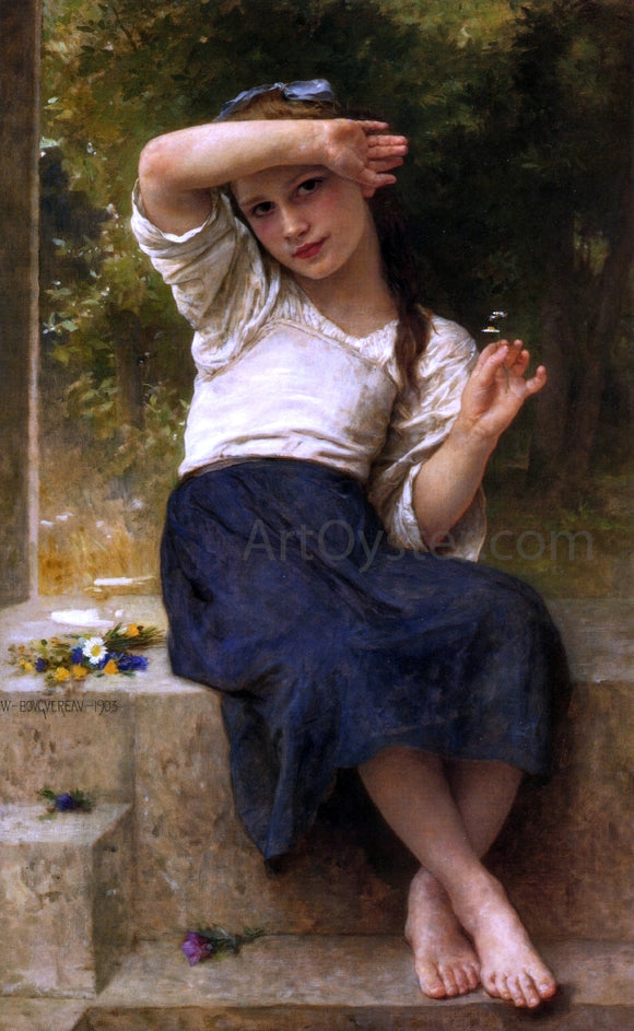  William Adolphe Bouguereau Marguerite - Canvas Art Print