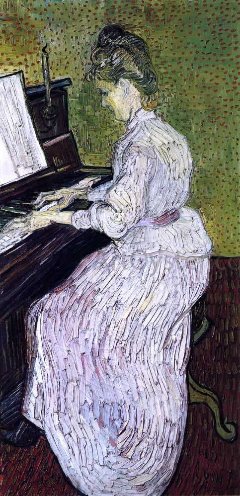  Vincent Van Gogh Marguerite Gachet at the Piano - Canvas Art Print