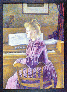  Theo Van Rysselberghe Maria Sethe at the Harmonium - Canvas Art Print